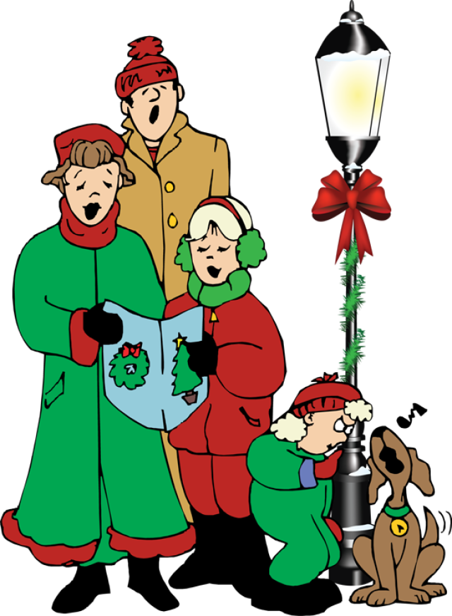 Family Singing Carolspng Dixie Allan - Snack (640x871)