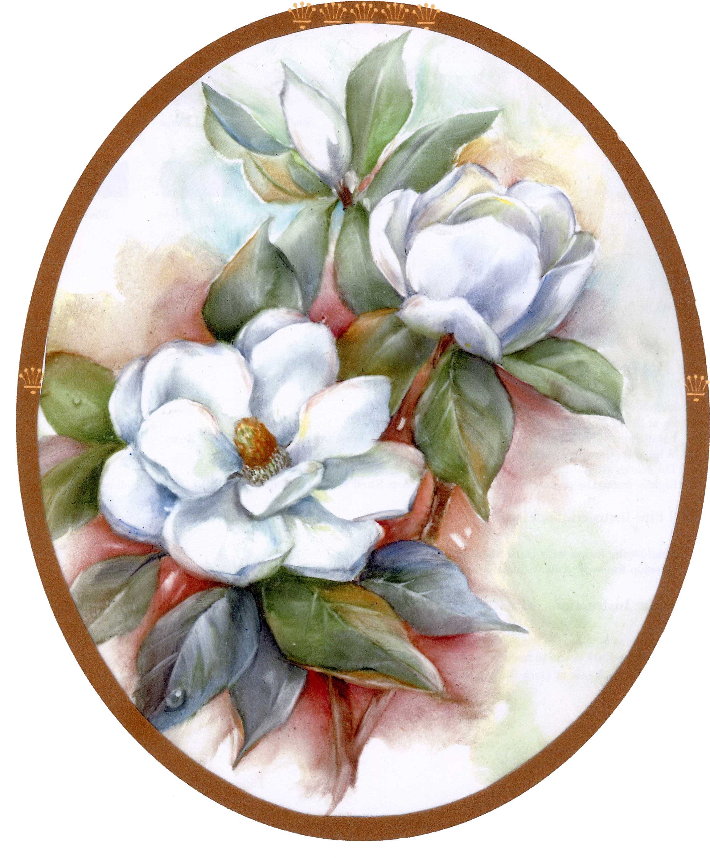 Magnolias - Paint Easy Magnolia Flower (2340x3100)