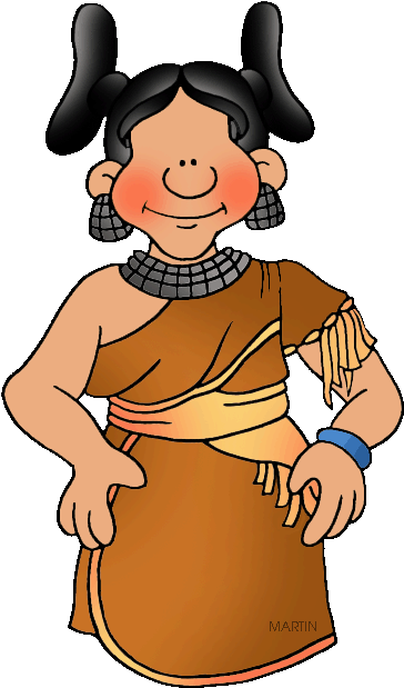 Free Clip Art By Phillip Martin - Native Americans Of The Southwest (379x648)