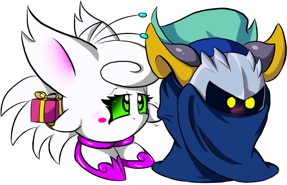 The Gallery For > Cute Baby Kirby And Pikachu Baby - Meta Knight (1191x670)