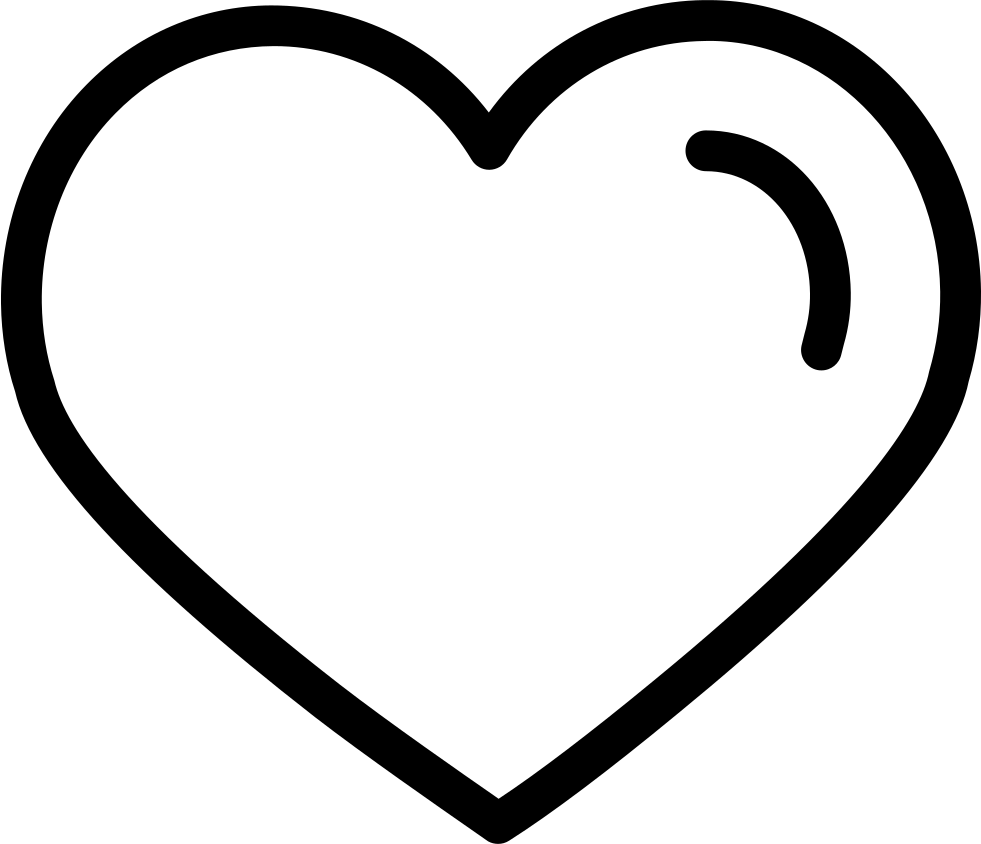 L Heart Comments - ハート 背景 透過 白黒 (981x844)