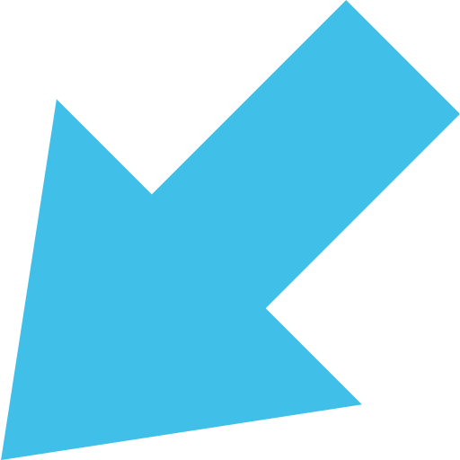 South West Arrow Emoji - Clipart Arrow South West (512x512)