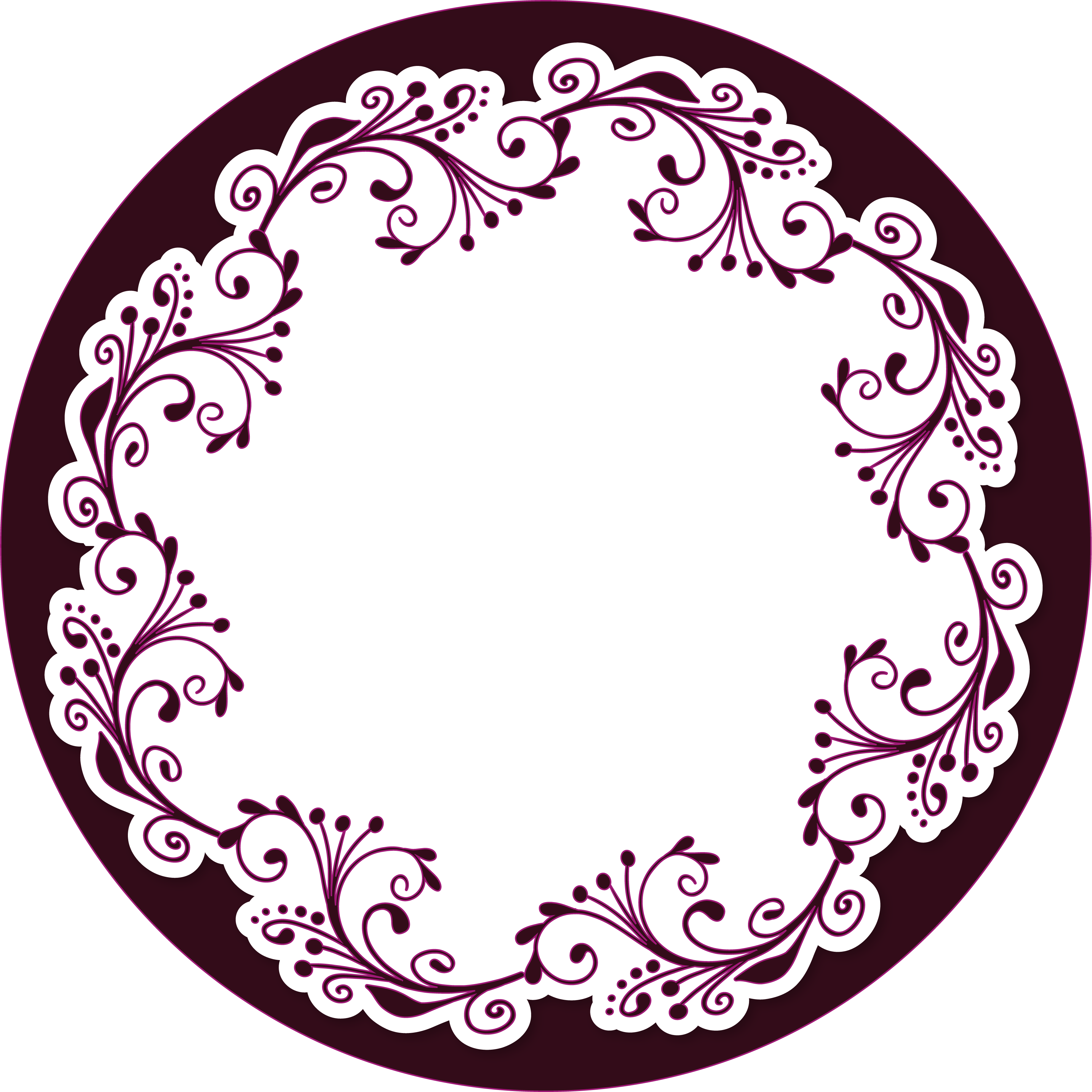 My Design / Floral Ornament - Parchment Craft (3279x3278)