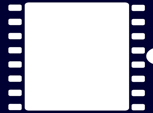 Film Strip Picture Blank &183 Free Vector Graphic On - Blue Films (640x472)