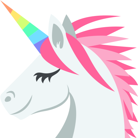 Emoji - Unicorn - My Journal: Unicorn Animal Emoji Journal - Blank Lined (512x512)