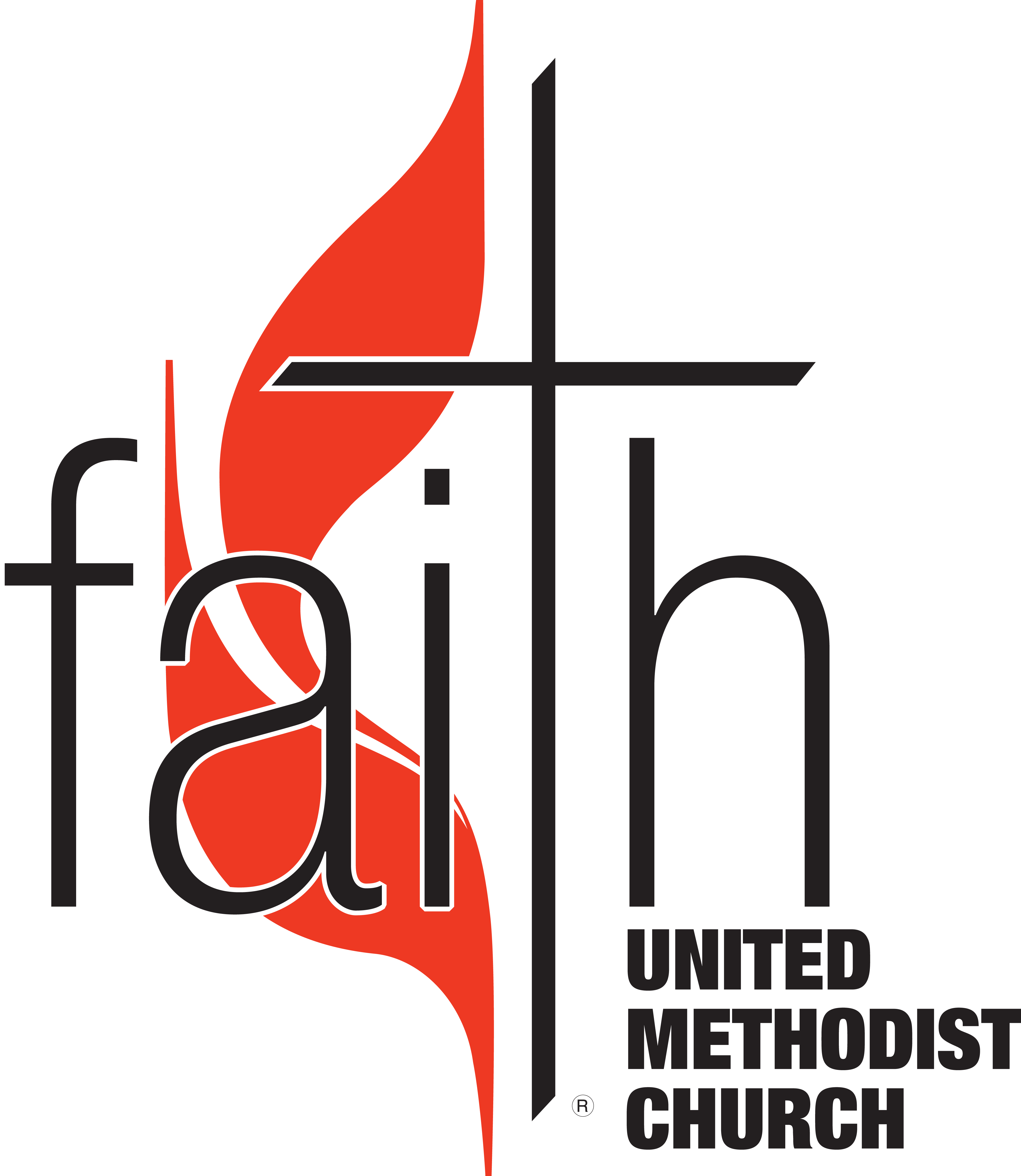 Fumc Logo 2c - Faith United Methodist Church (4171x4800)