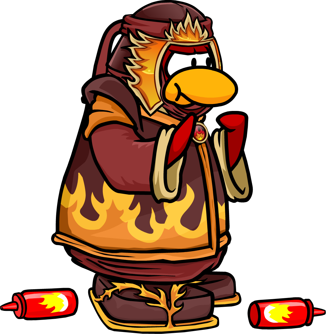 Fire Ninja Eating Cupcake - Ninja (1113x1141)