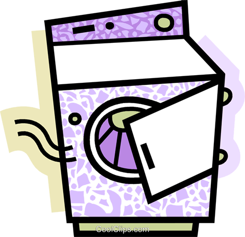 Clothes Dryers Royalty Free Vector Clip Art Illustration - Clothes Dryers Royalty Free Vector Clip Art Illustration (480x464)