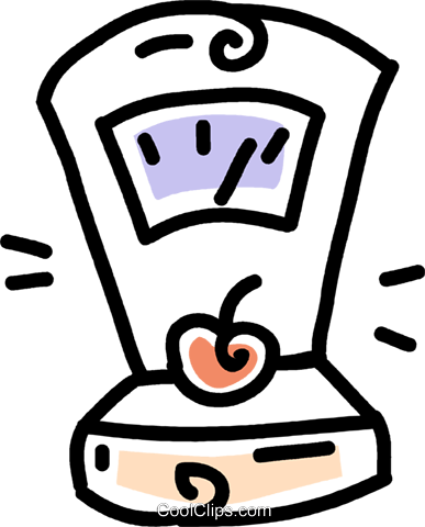 Produce Scale Royalty Free Vector Clip Art Illustration - Vector Marketing (387x480)