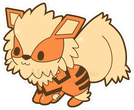 Arcanine Point Commisison By X Squishystar X - Cute Arcanine (450x369)