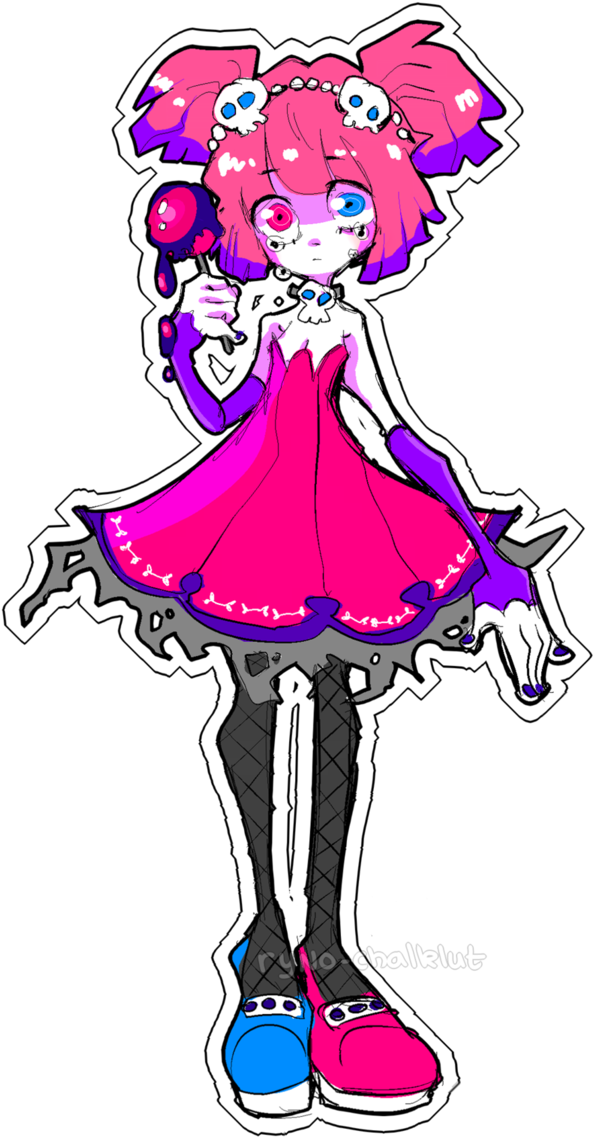 Raffle Clipart Opening Night - Lolita Fashion (688x1162)