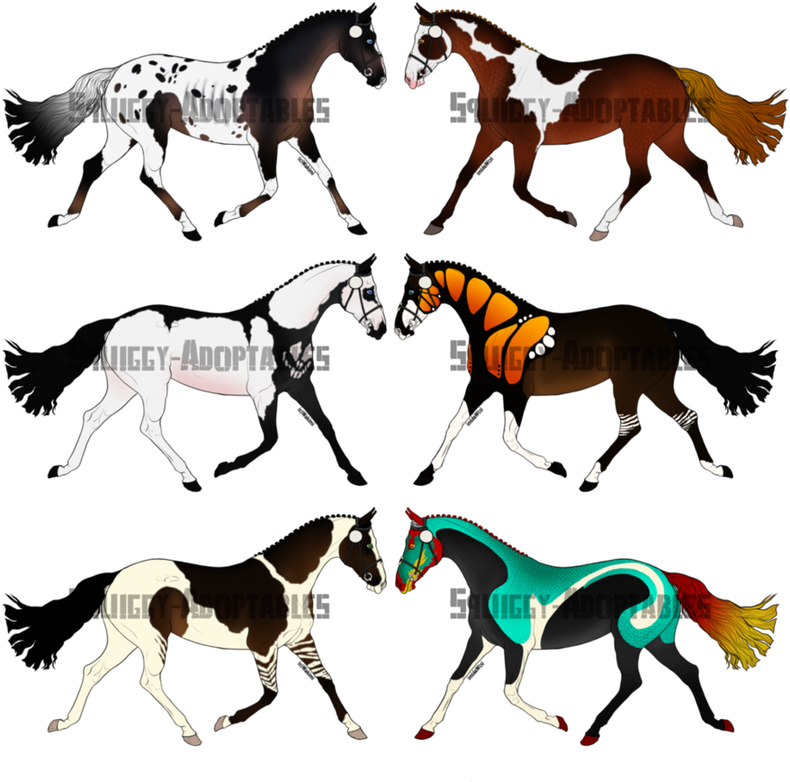 Point Adoptables 160 By Squiggy Adoptables - Stallion (894x894)