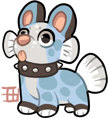 Fish Dog For Point Sale - Fish Dog For Point Sale (382x413)