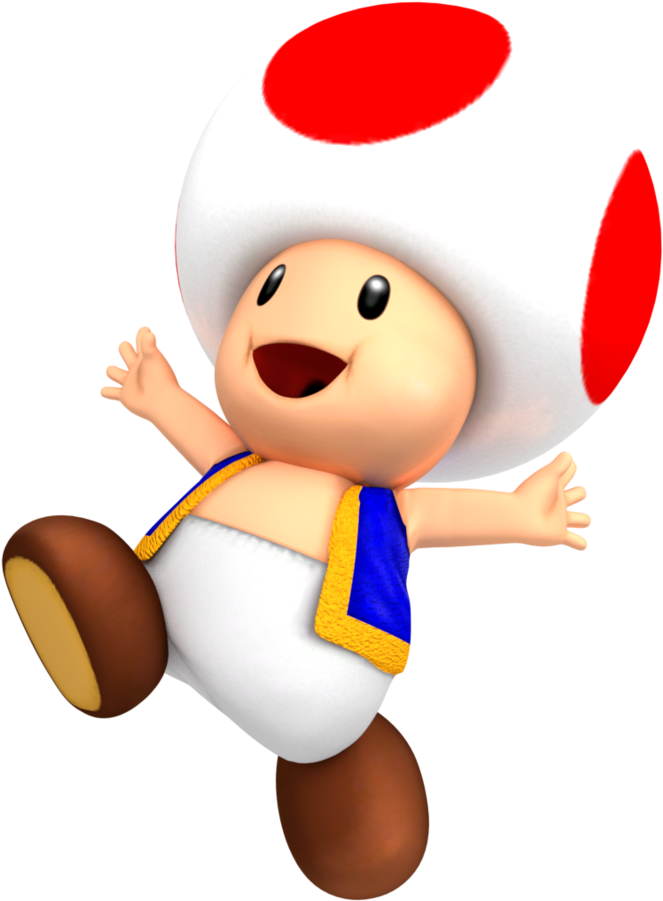 Toad Render By Nintega-dario - Toad (834x957)