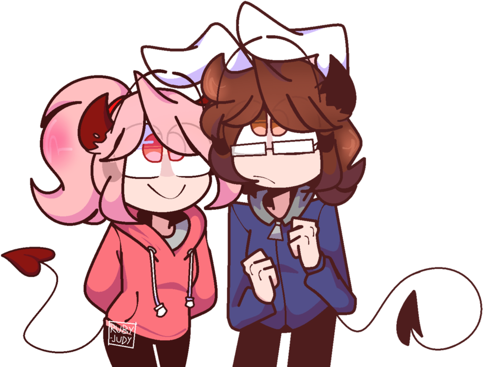 Demon Girlfriend By Greenwolfy-tea - Digital Art (1053x758)