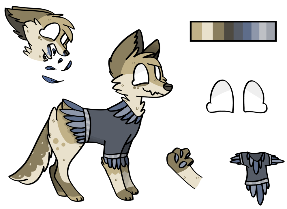 *closed* By Tytotuesday Feather Loving Canine 1 Point - Cartoon (1024x819)