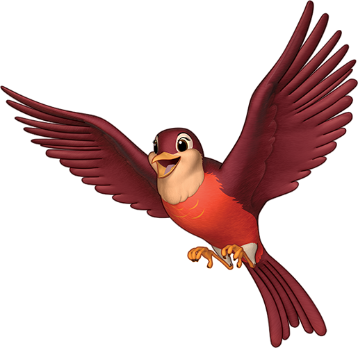 Princess Amber Queen Miranda Clip Art - Sofia The First Birds (515x501)