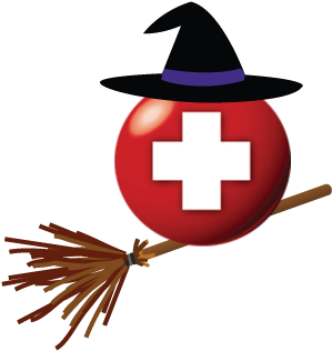 Ghouls Are On The Prowl, Witches Have Their Brooms - Cross (360x360)