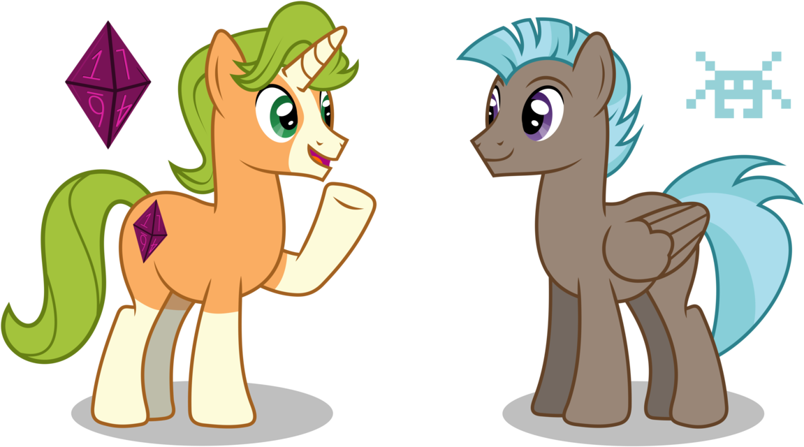 Geeks For Life By Masemj - Mlp Gaffer And 8 Bit (1180x676)