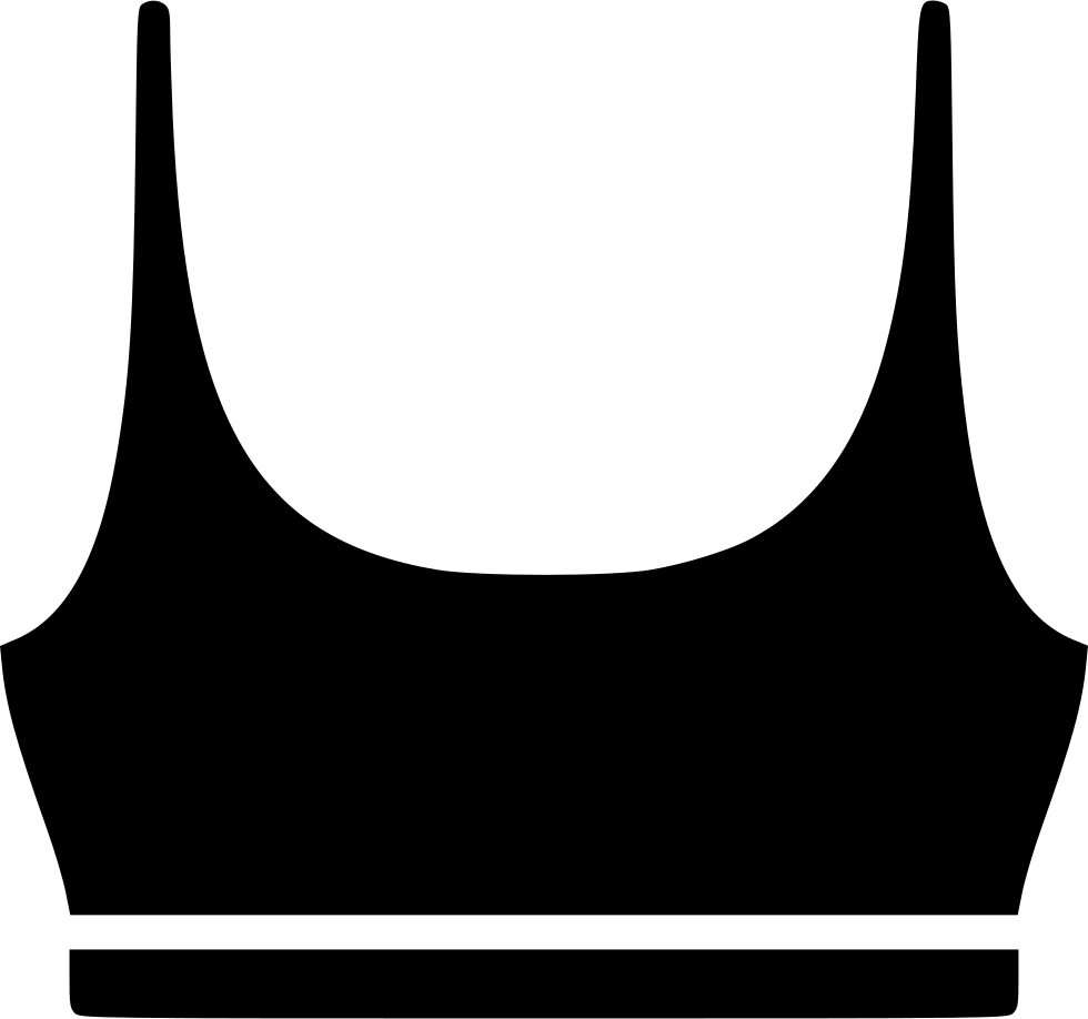 Bra Sport Dress Underwear Fashion Clothes Comments - Sports Bra Clip Art (980x918)