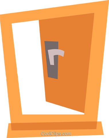 Doors Royalty Free Vector Clip Art Illustration - Bild (380x480)