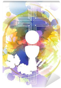 Eucharist Symbols Of Bread And Wine, Chalice And Host - Symbols Bread And Wine Of Holy Eucharist (400x400)