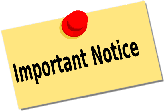 Important Notice Re The Sacraments Of First Eucharist, - Post It Note Clip Art (599x411)
