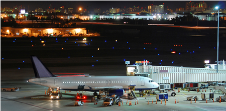 Airport Led Lighting - India Largest Airport (489x260)