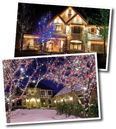 Residential Christmas Lights Installers - Residential Area (390x425)