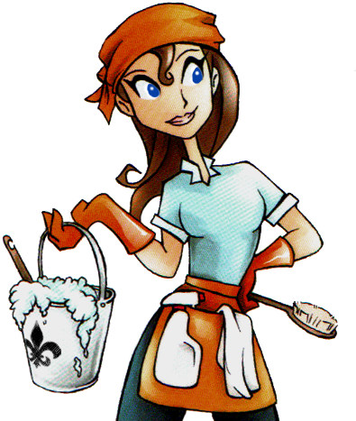Kajun Girl - Cleaning Lady (435x476)