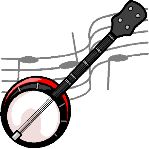 Banjo Love Military Dog Tag Keychain (499x500)