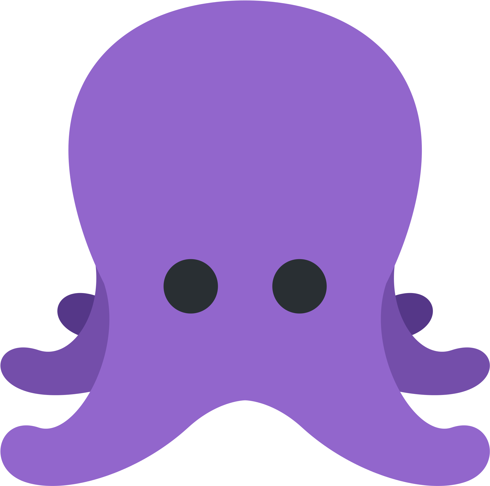 Cartoon Octopuses 11, Buy Clip Art - Pulpo Emoji (2000x2000)