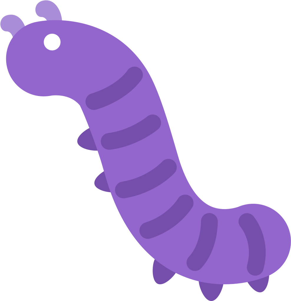 Caterpillar Cartoon 18, Buy Clip Art - Bug Emoji Png (1024x1024)