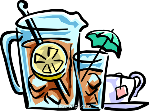 Mason Jar Clipart Tea - Iced Tea Pitcher Clipart (640x480)
