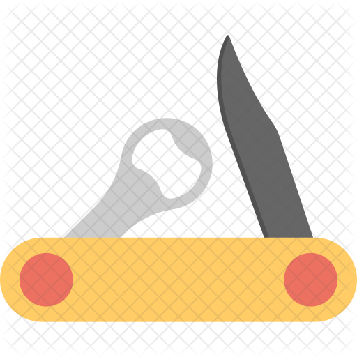 Folding Knife Icon - Knife (512x512)