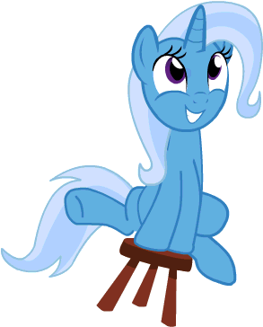 The Great And Rocking Trixieeeeee By Ashleynicholsart - My Little Pony Applejack Gif (550x400)