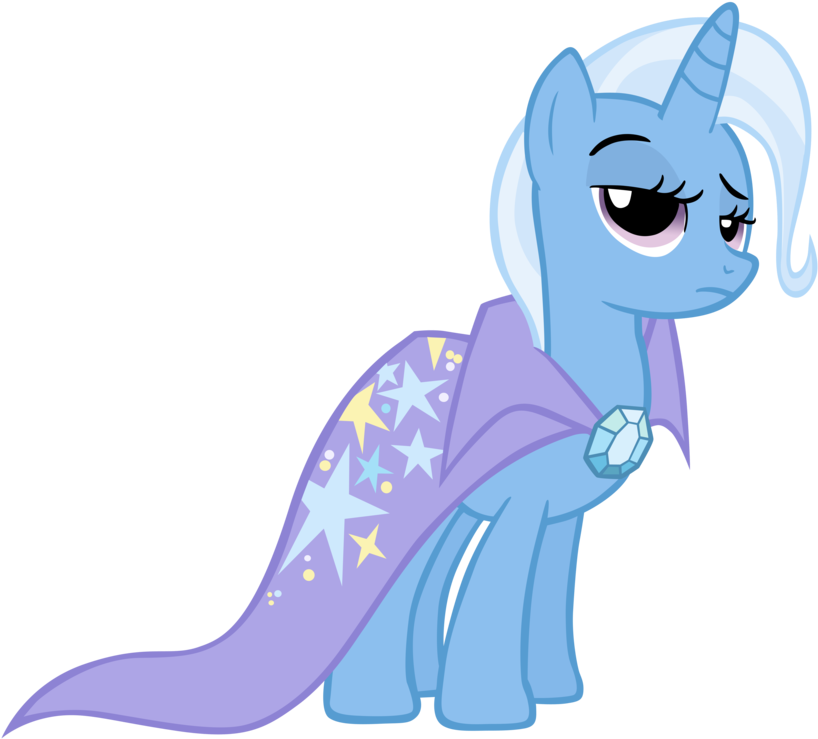 My Little Pony Trixie Vector Download - Great And Powerful Trixie (900x843)
