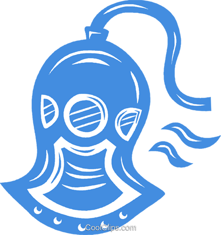 Deep Sea Diving Helmet Royalty Free Vector Clip Art - Deep Sea Diving Helmet Royalty Free Vector Clip Art (451x480)