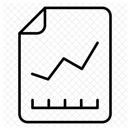 Line Chart Icon - Broken Image Icon Png (512x512)