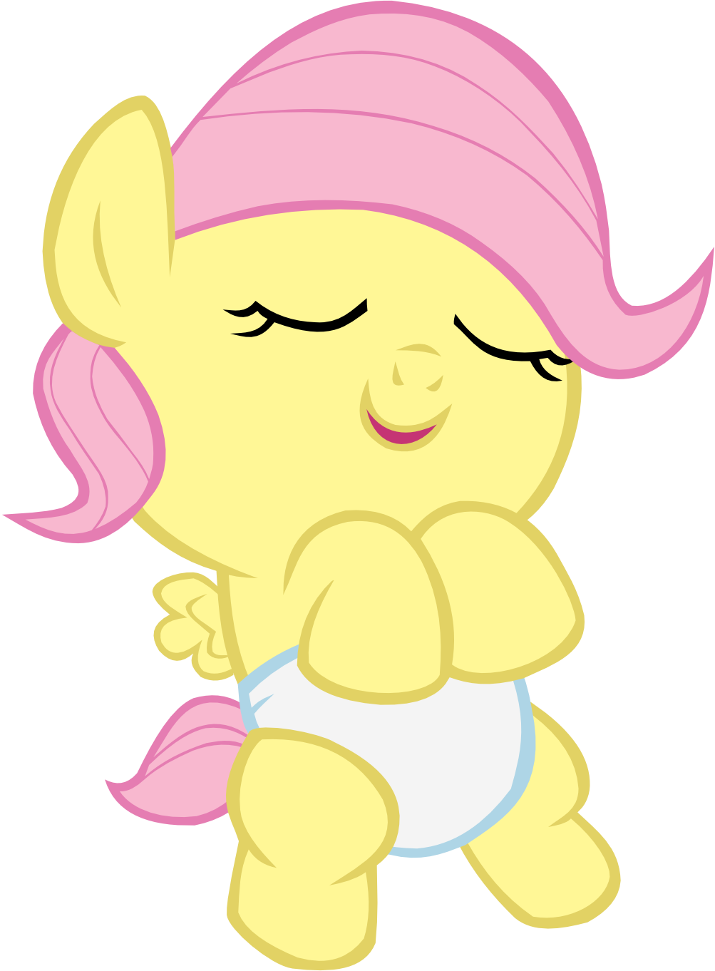 Baby Fluttershy Mlp Fim Pinterest Babies And - Fluttershy Foal (1003x1362)