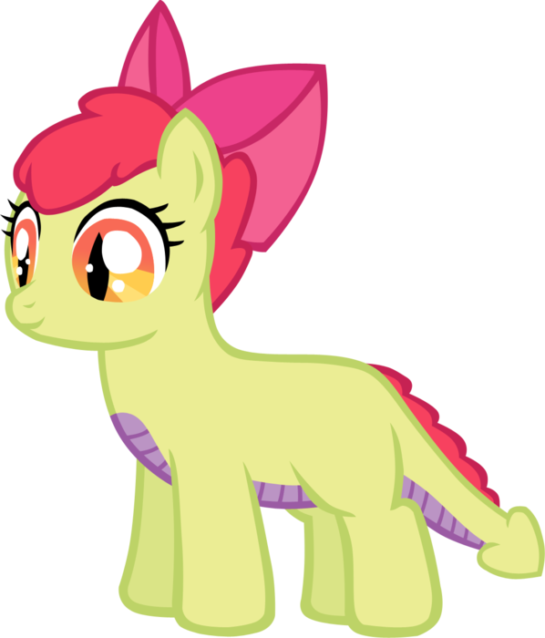 Pony Rarity Apple Bloom Pink Mammal Yellow Vertebrate - Apple Spice Junction (598x700)