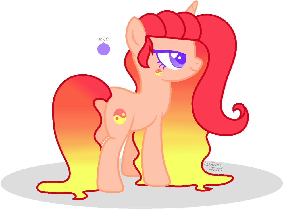 Heliogender Themed Pony Vector By Officialharmony70 - Cartoon (1024x767)