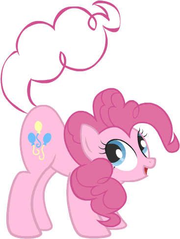 Rarity Pinkie Pie Pony Pink Nose Mammal Vertebrate - Rarity Tail Gif (700x550)