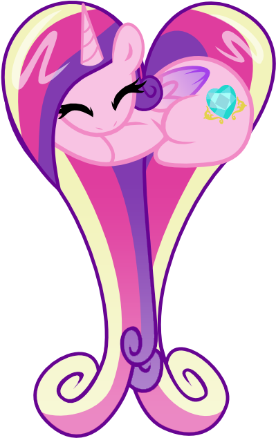 Princess Cadance Heart Pony By Meater6 - My Little Pony Hearts (600x800)