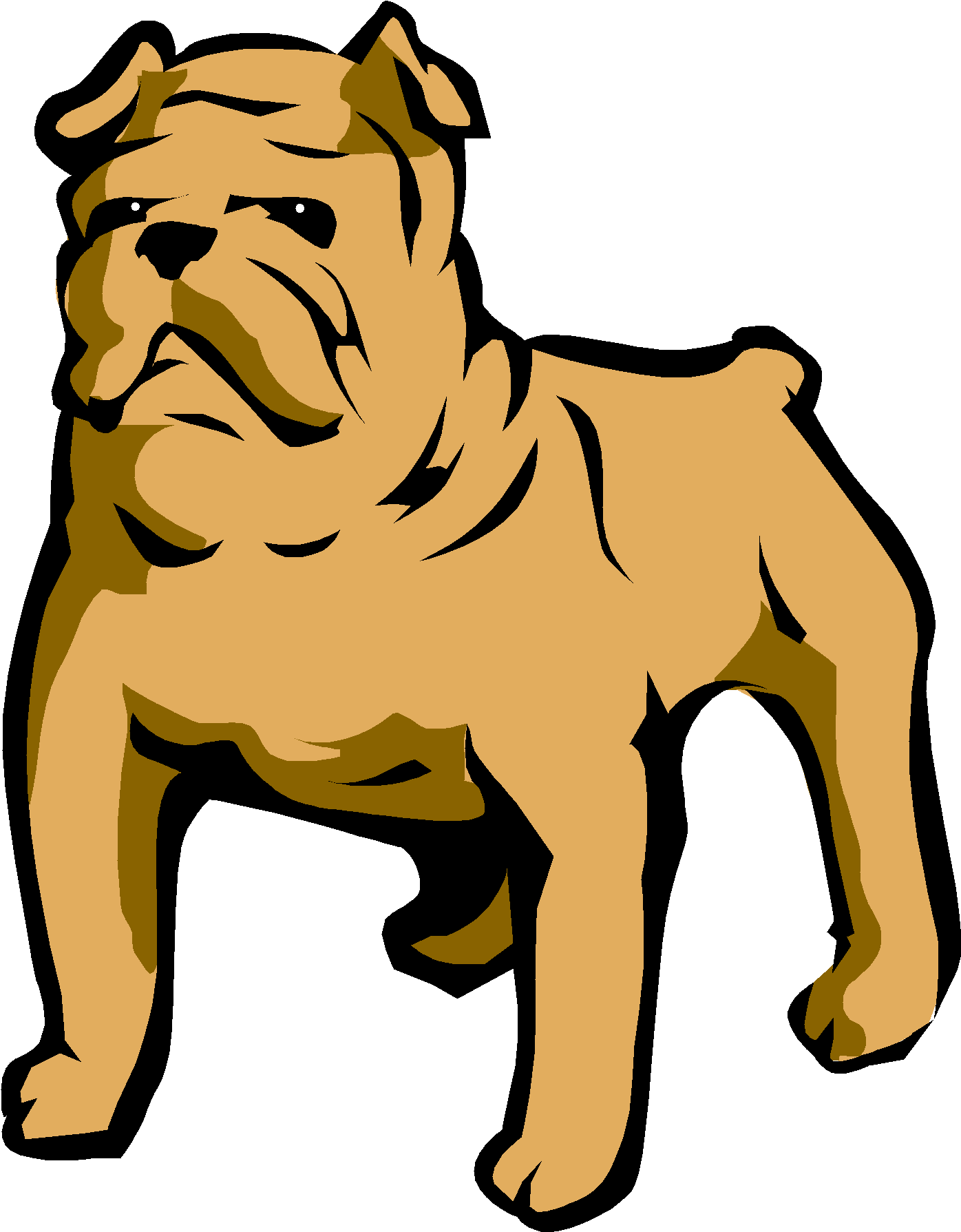 I Have One Dog Max He Is An American Bulldog - Alapaha Blue Blood Bulldog (1486x1878)