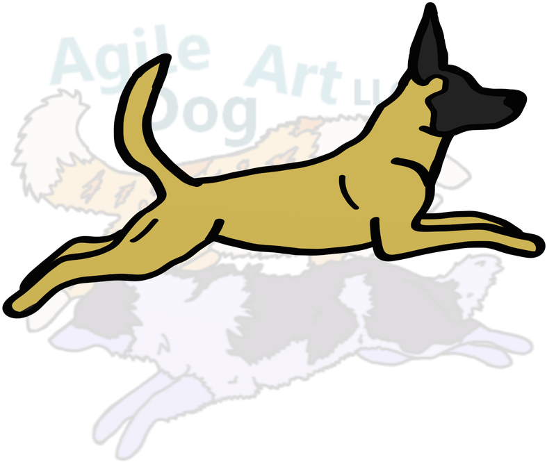 Picture - Belgian Malinois Line Art (800x800)