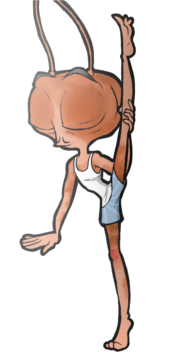 Morning Stretch By Heyerika - Monster Vs Aliens Doctor Cockroach -  (634x1261) Png Clipart Download
