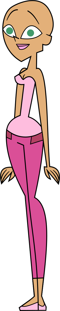 Dakota - Total Drama Dakota Bald (254x1307)