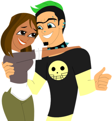 Duncan And Courtney - Total Drama (400x395)
