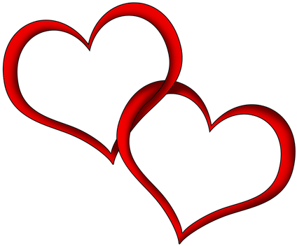 Picture - Hearts Transparent (433x359)